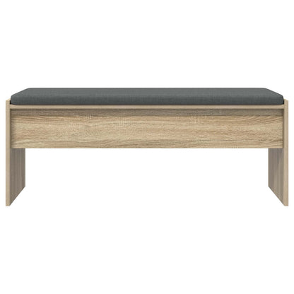Panca per ingresso con cuscino Rovere Sonoma 103 x 38 x 40 cm