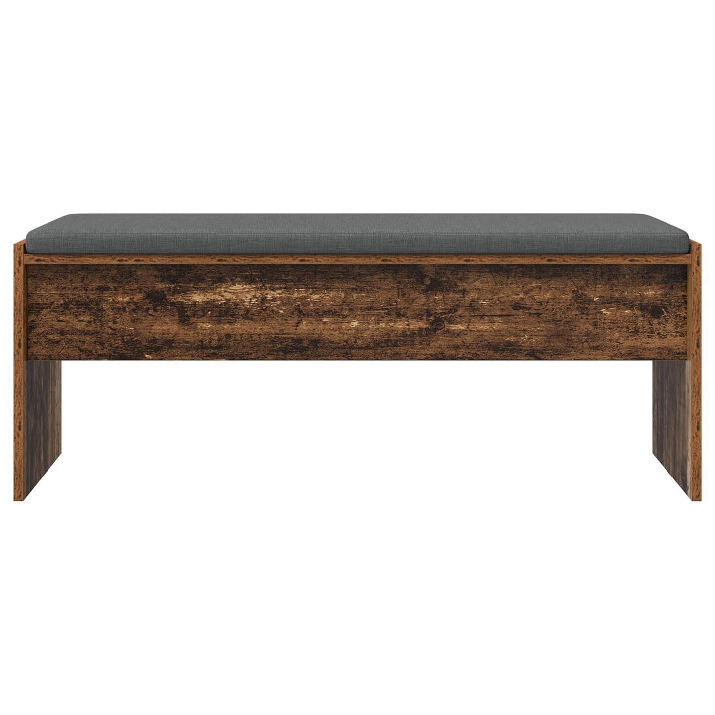 Panca per ingresso con cuscino Legno vecchio 103 x 38 x 40 cm