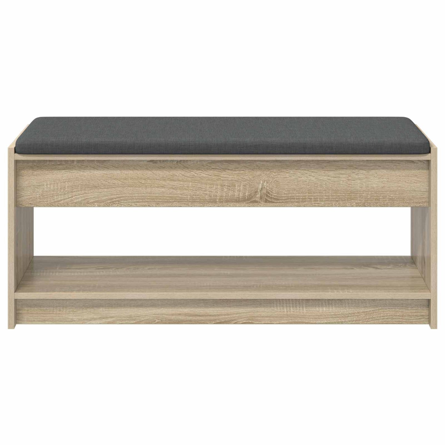 Panca per ingresso con cuscino Rovere Sonoma 103 x 38 x 45 cm