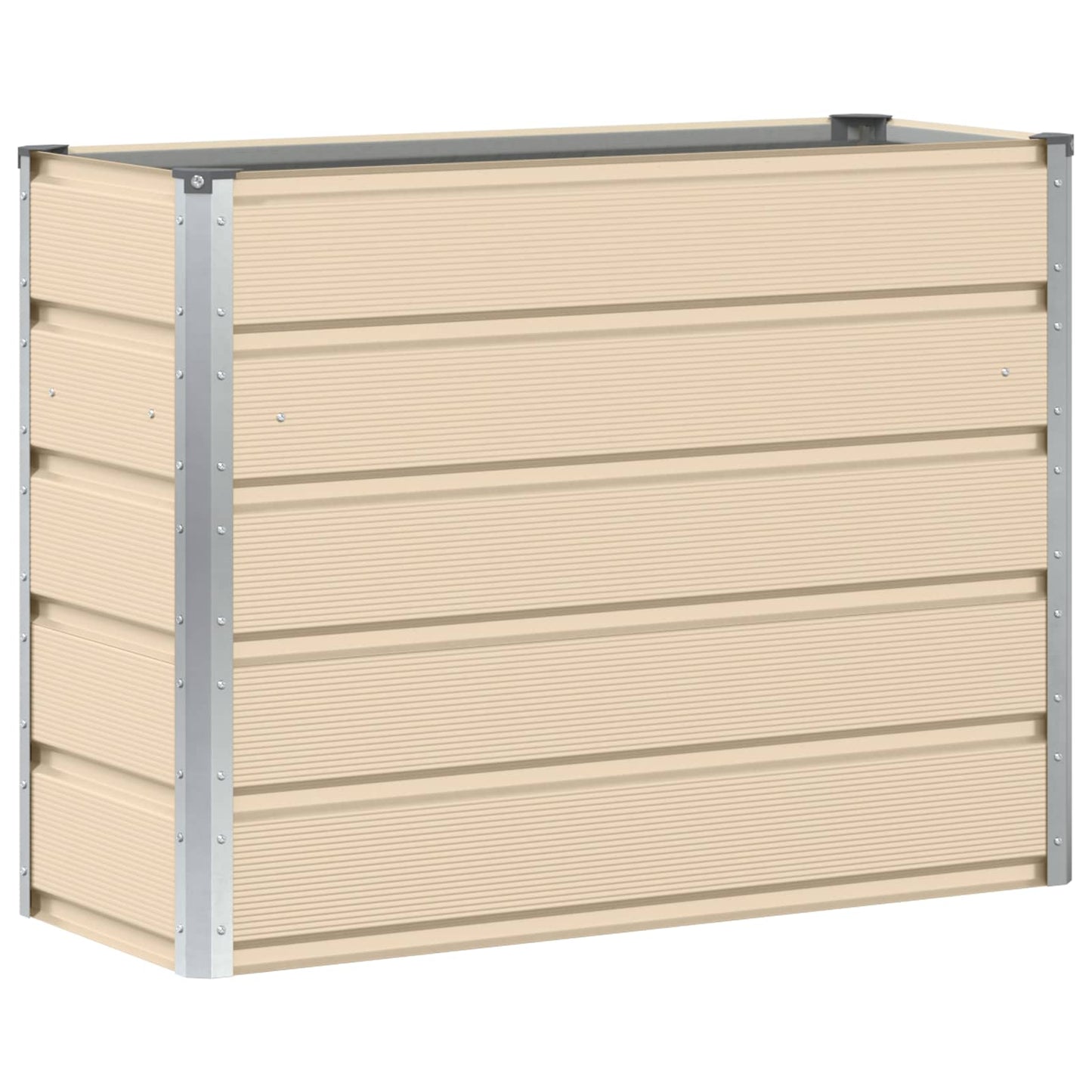Fioriera Avorio 100 x 40 x 75 cm Acciaio