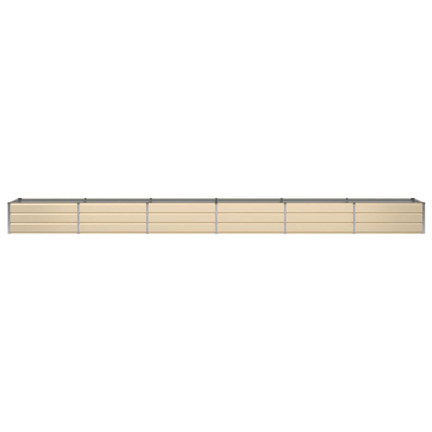 Fioriera Avorio 600 x 80 x 45 cm Acciaio