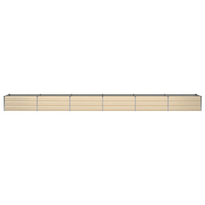 Fioriera Avorio 600 x 80 x 45 cm Acciaio