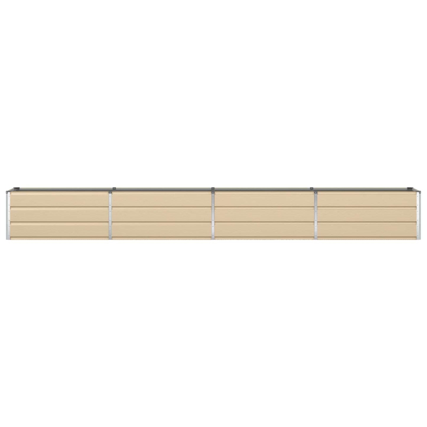 Fioriera Avorio 385 x 50 x 45 cm Acciaio zincato