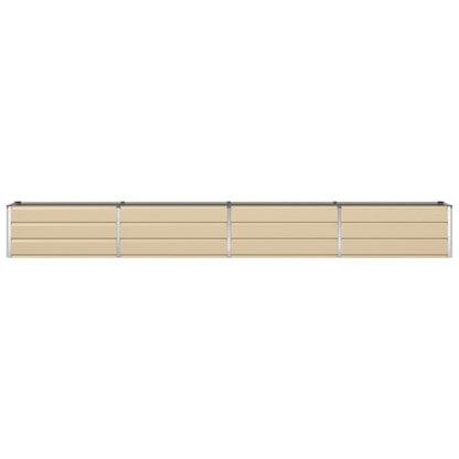 Fioriera Avorio 385 x 50 x 45 cm Acciaio zincato