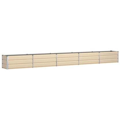 Fioriera Avorio 480 x 50 x 45 cm Acciaio zincato