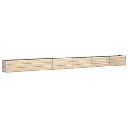 Fioriera Avorio 580 x 50 x 45 cm Acciaio zincato