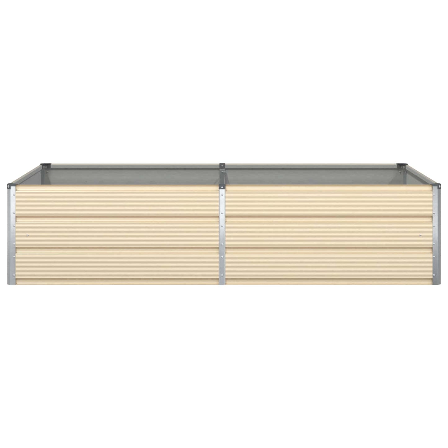 Fioriera Avorio 195 x 100 x 45 cm Acciaio zincato