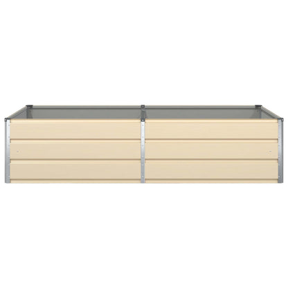 Fioriera Avorio 195 x 100 x 45 cm Acciaio zincato
