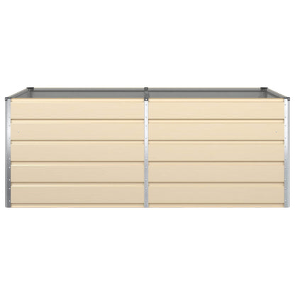 Fioriera Avorio 195 x 100 x 75 cm Acciaio zincato