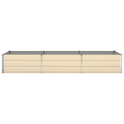 Fioriera Avorio 290 x 100 x 45 cm Acciaio zincato