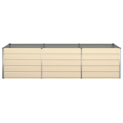 Fioriera Avorio 290 x 100 x 75 cm Acciaio zincato