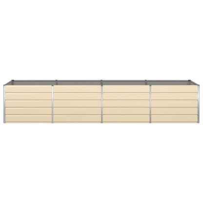 Fioriera Avorio 385 x 100 x 75 cm Acciaio zincato