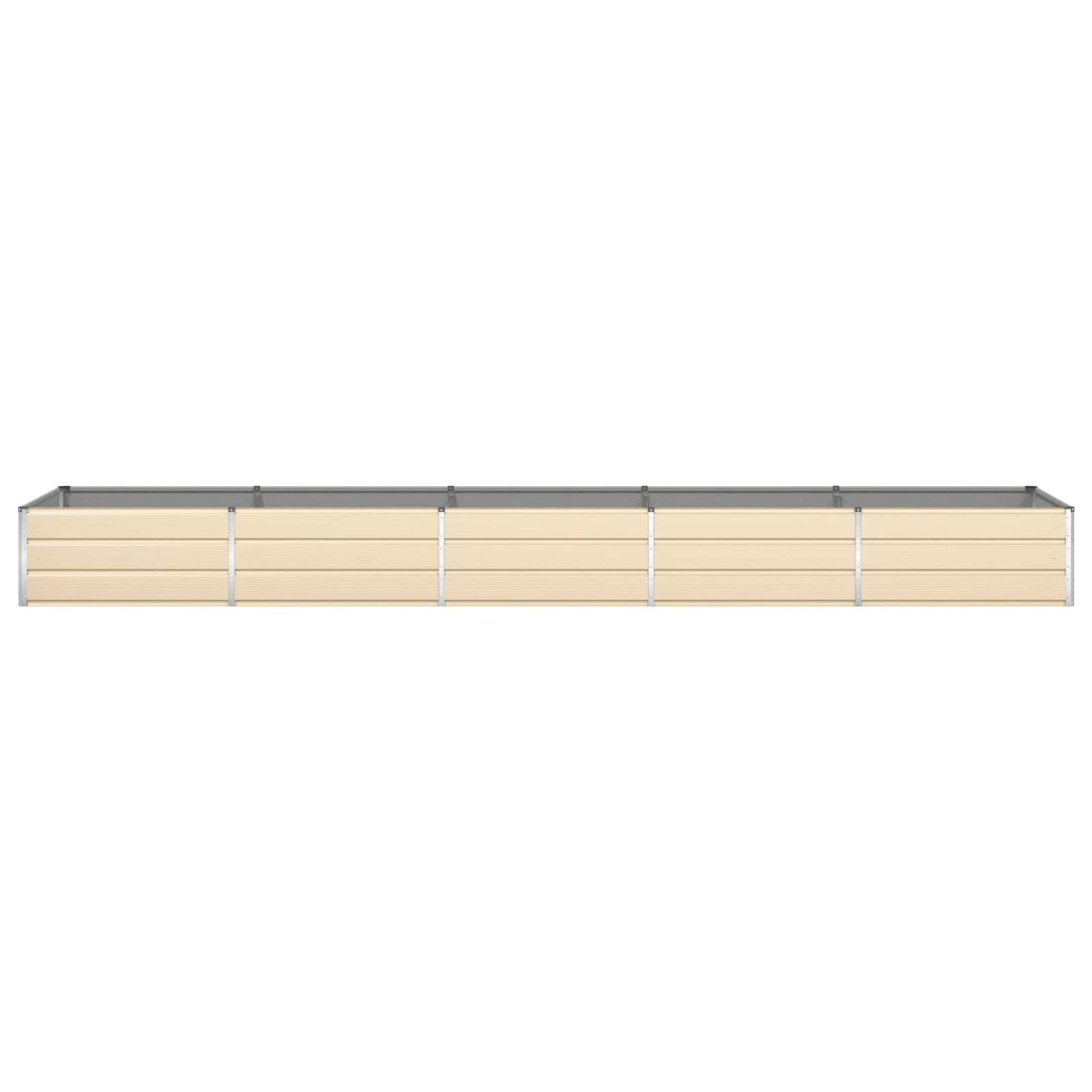 Fioriera Avorio 480 x 100 x 45 cm Acciaio zincato