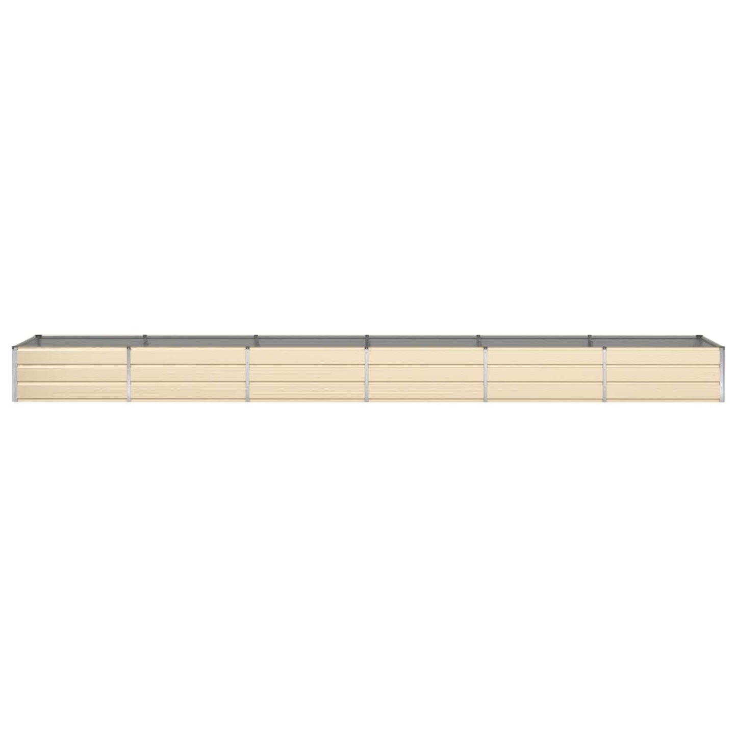Fioriera Avorio 580 x 100 x 45 cm Acciaio zincato