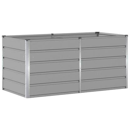 Fioriera Grigio chiaro 160 x 80 x 75 cm Acciaio