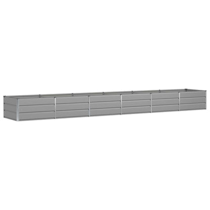 Fioriera Grigio chiaro 480 x 80 x 45 cm Acciaio