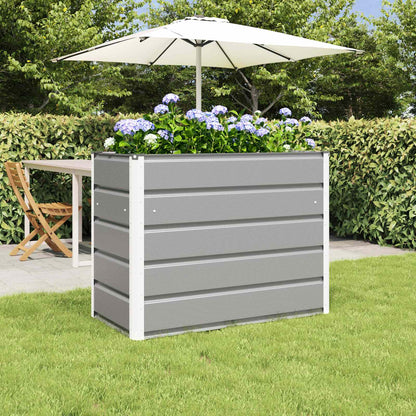 Fioriera Grigio chiaro 480 x 50 x 45 cm Acciaio zincato