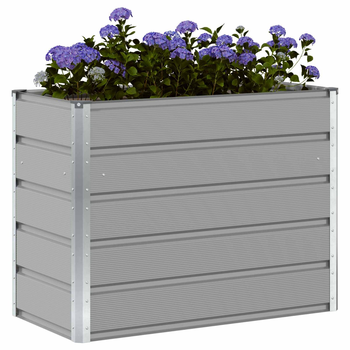 Fioriera Grigio chiaro 480 x 50 x 45 cm Acciaio zincato