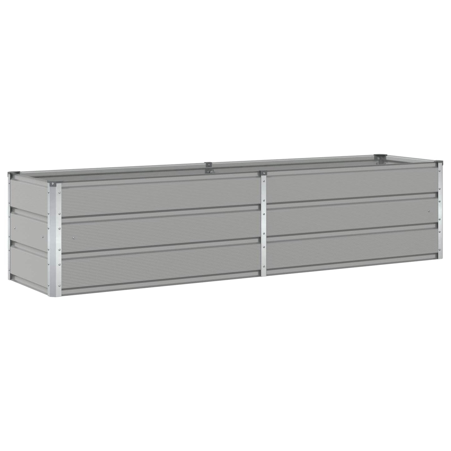 Fioriera Grigio chiaro 195 x 50 x 45 cm Acciaio zincato