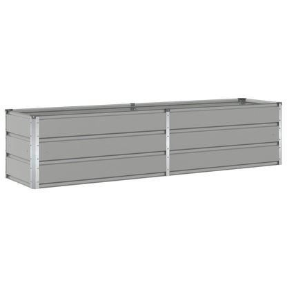 Fioriera Grigio chiaro 195 x 50 x 45 cm Acciaio zincato