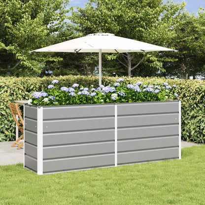 Fioriera Grigio chiaro 480 x 50 x 45 cm Acciaio zincato