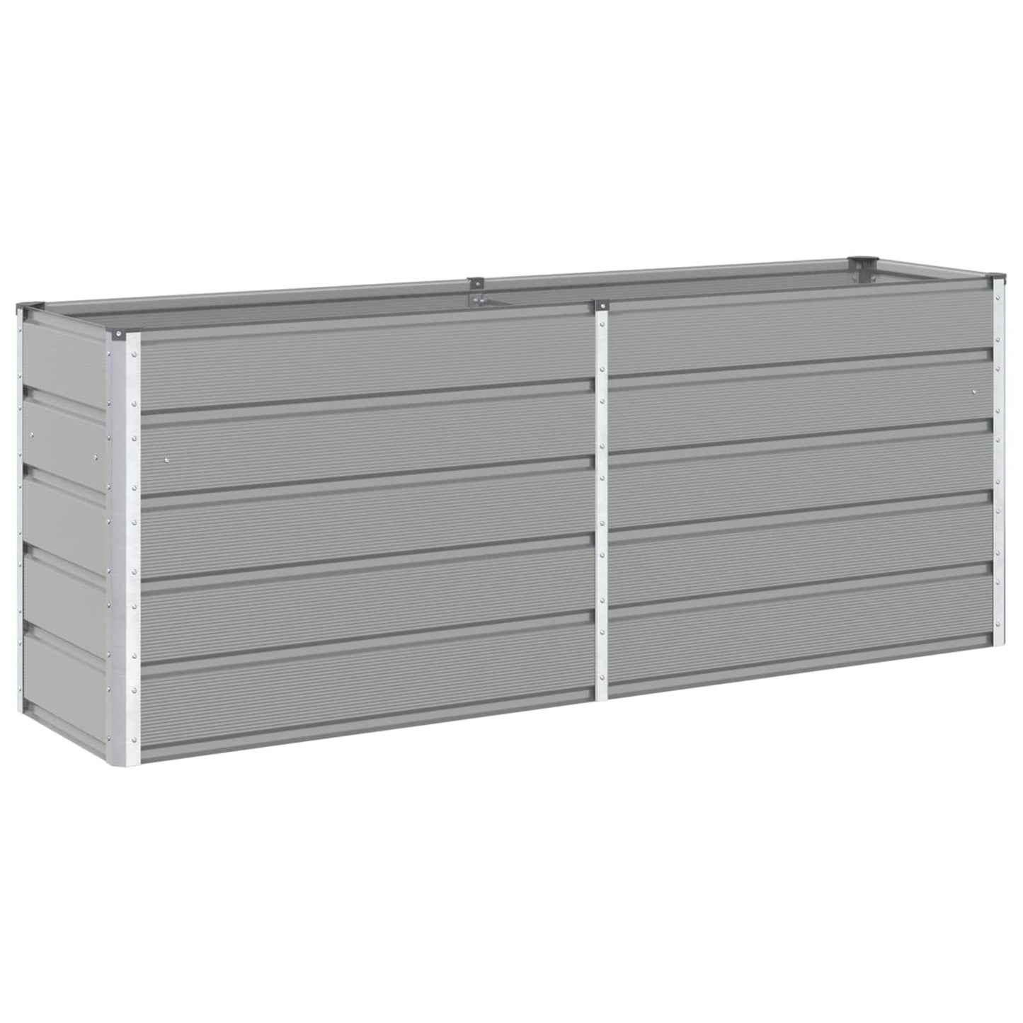 Fioriera Grigio chiaro 480 x 50 x 45 cm Acciaio zincato
