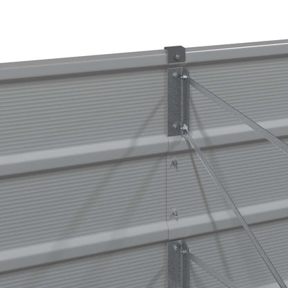 Fioriera Grigio chiaro 290 x 50 x 45 cm Acciaio zincato