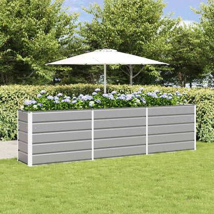 Fioriera Grigio chiaro 480 x 50 x 45 cm Acciaio zincato