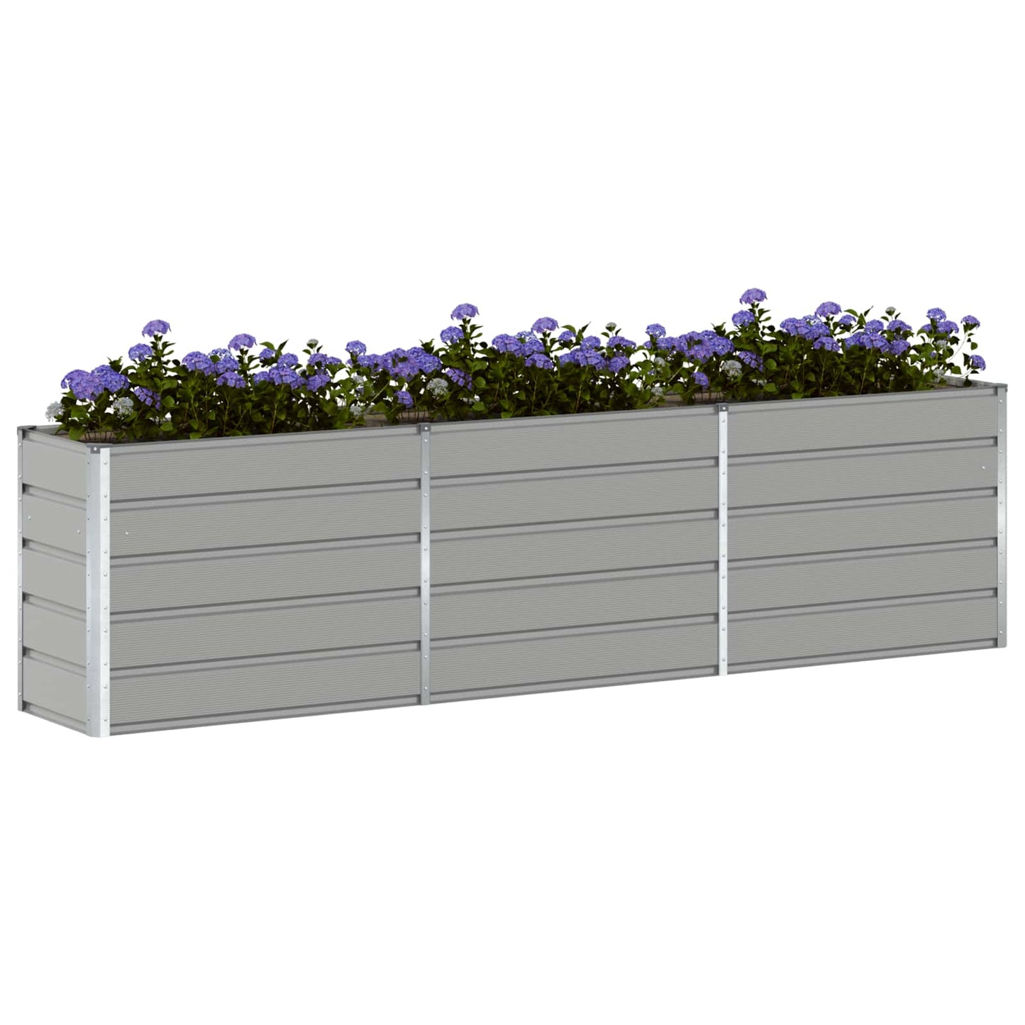 Fioriera Grigio chiaro 480 x 50 x 45 cm Acciaio zincato