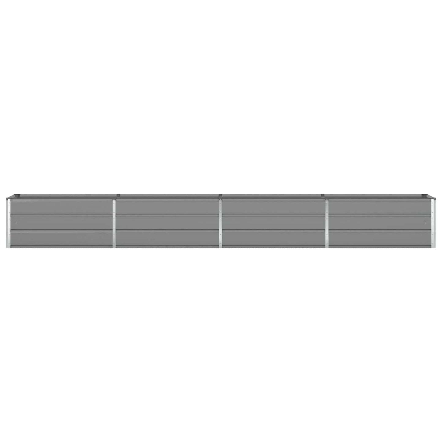 Fioriera Grigio chiaro 385 x 50 x 45 cm Acciaio zincato