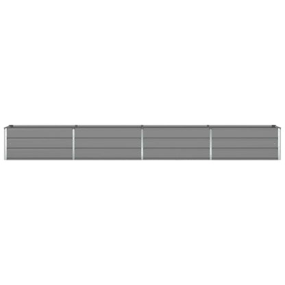 Fioriera Grigio chiaro 385 x 50 x 45 cm Acciaio zincato