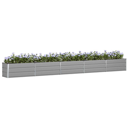 Fioriera Grigio chiaro 480 x 50 x 45 cm Acciaio zincato