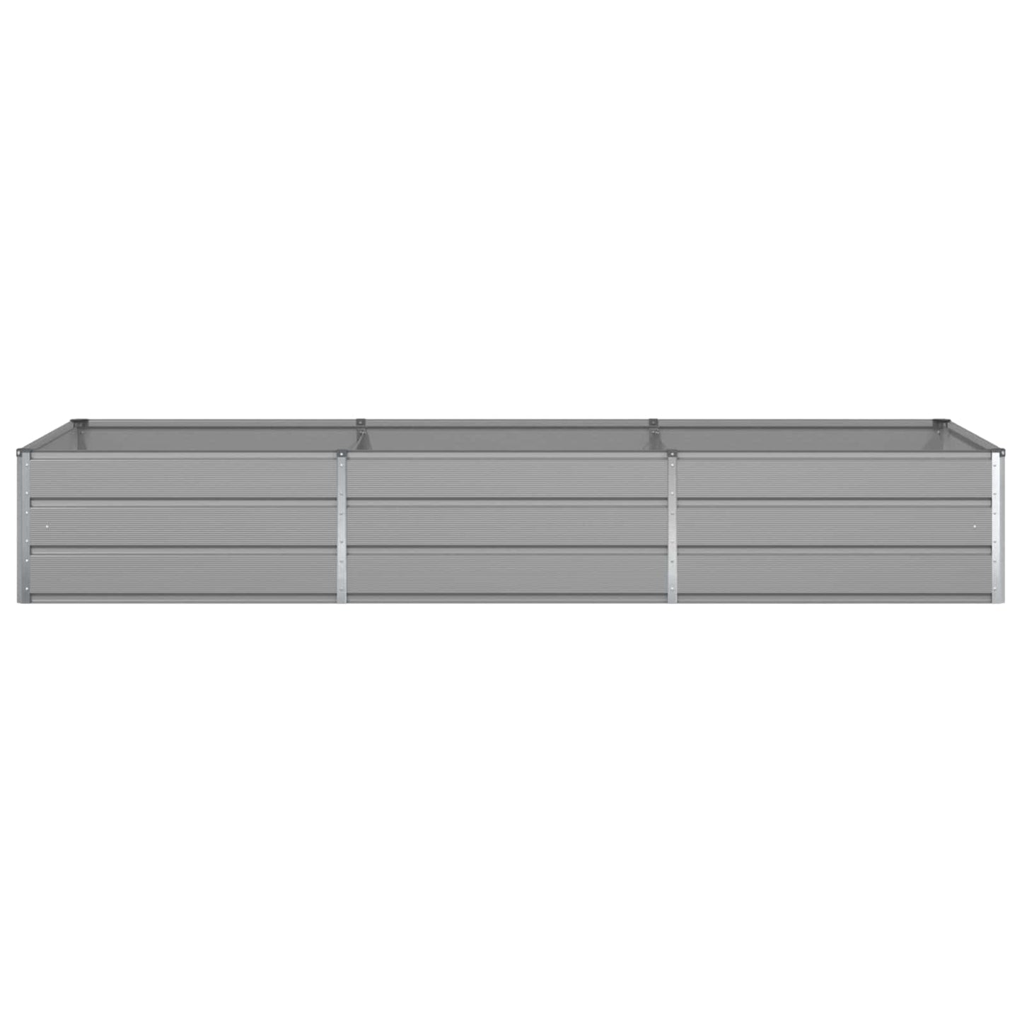 Fioriera Grigio chiaro 290 x 100 x 45 cm Acciaio zincato
