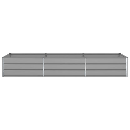 Fioriera Grigio chiaro 290 x 100 x 45 cm Acciaio zincato