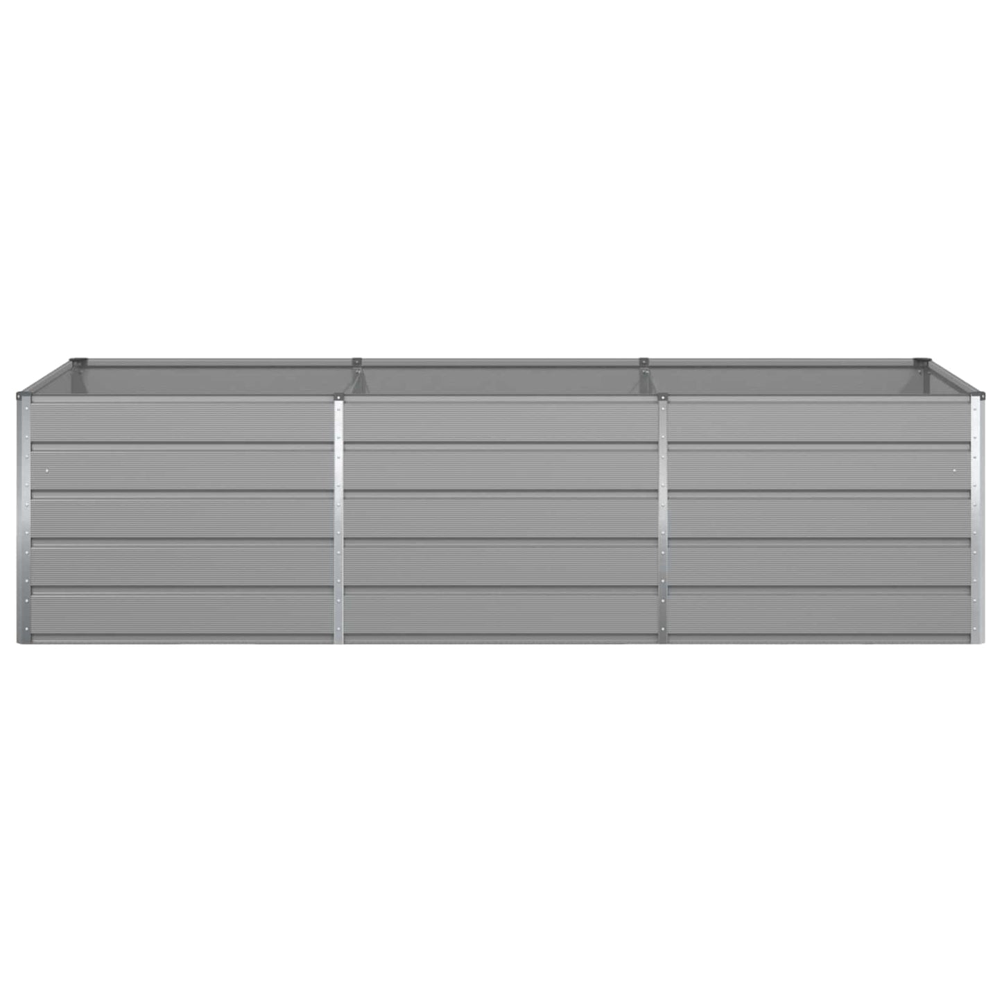 Fioriera Grigio chiaro 290 x 100 x 75 cm Acciaio zincato