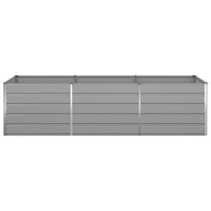 Fioriera Grigio chiaro 290 x 100 x 75 cm Acciaio zincato