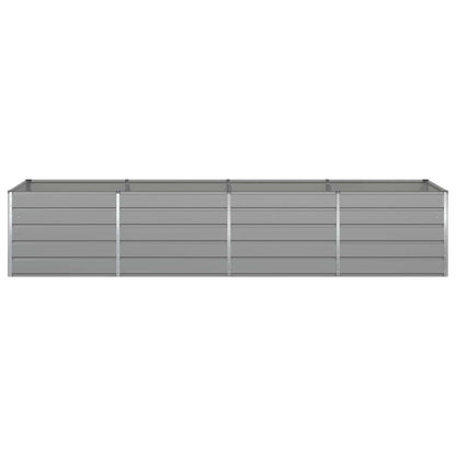 Fioriera Grigio chiaro 385 x 100 x 75 cm Acciaio zincato