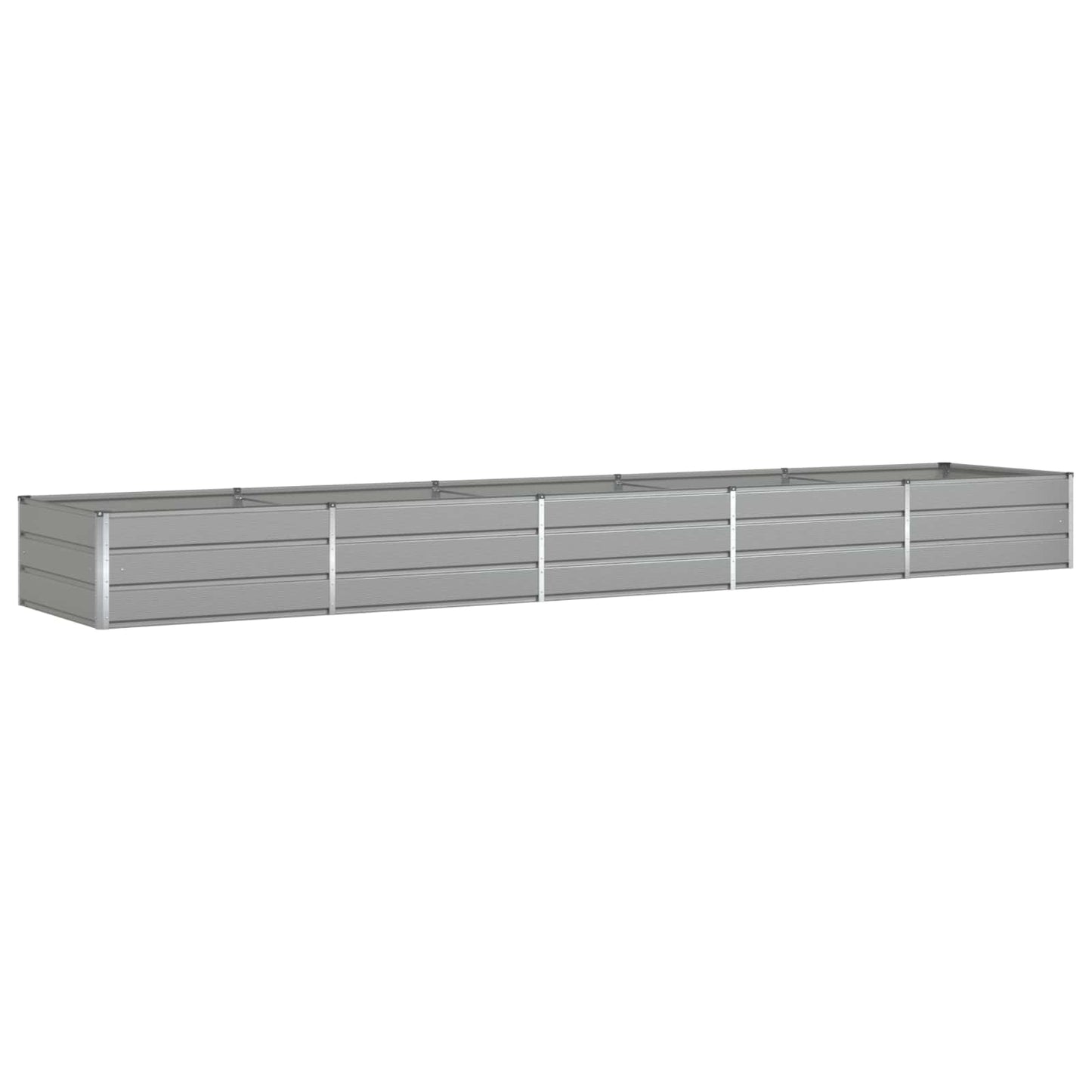 Fioriera Grigio chiaro 480 x 100 x 45 cm Acciaio zincato