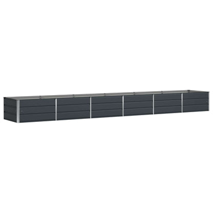Fioriera Antracite 480 x 80 x 45 cm Acciaio