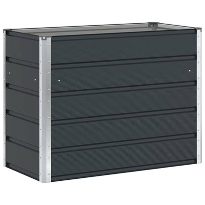 Fioriera Antracite 100 x 50 x 75 cm Acciaio zincato