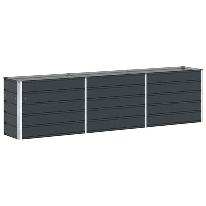Fioriera Antracite 290 x 50 x 75 cm Acciaio zincato
