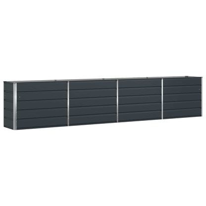 Fioriera Antracite 385 x 50 x 75 cm Acciaio zincato