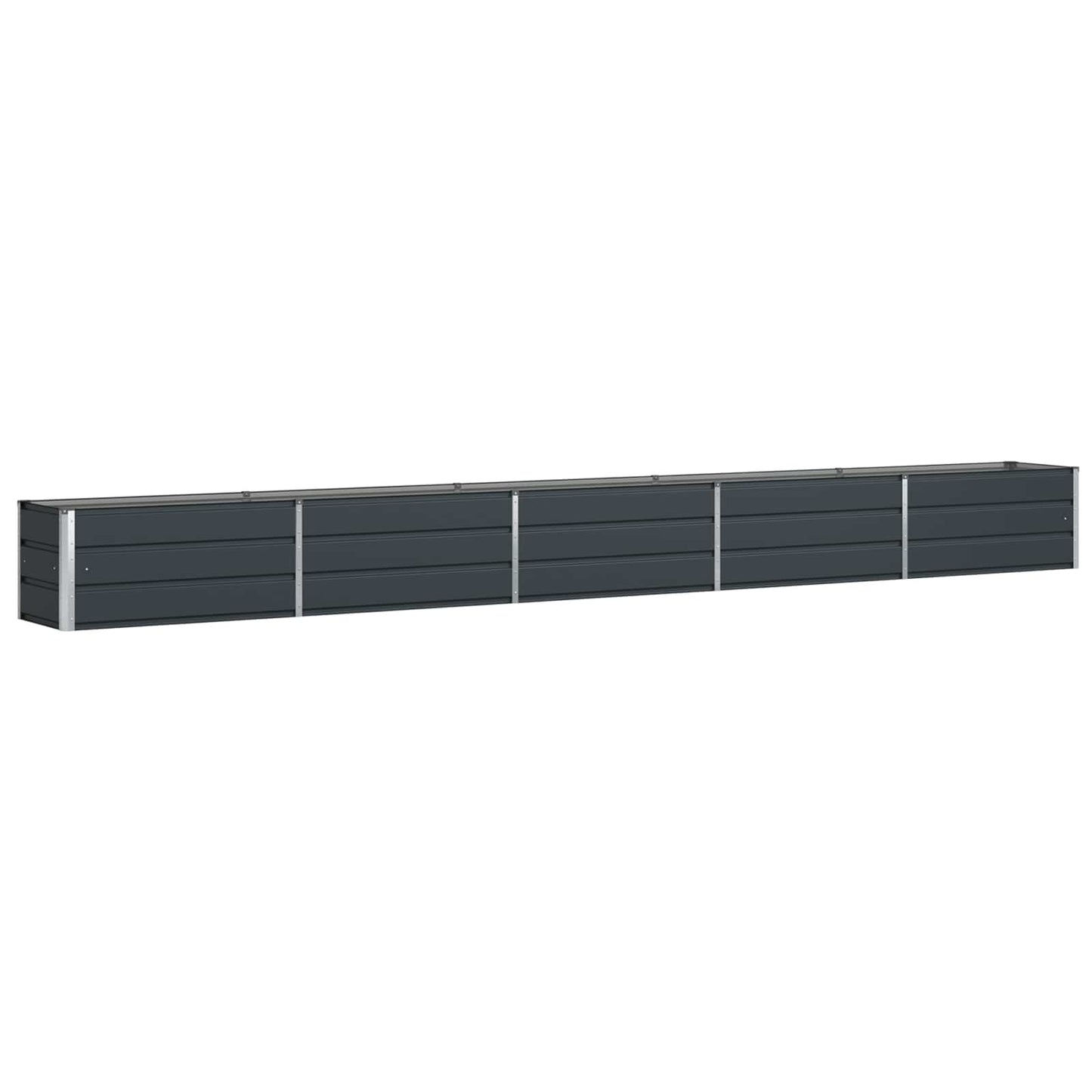 Fioriera Antracite 480 x 50 x 45 cm Acciaio zincato