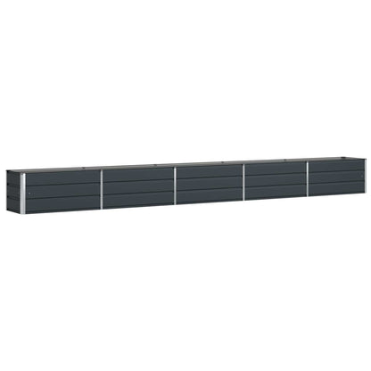 Fioriera Antracite 480 x 50 x 45 cm Acciaio zincato