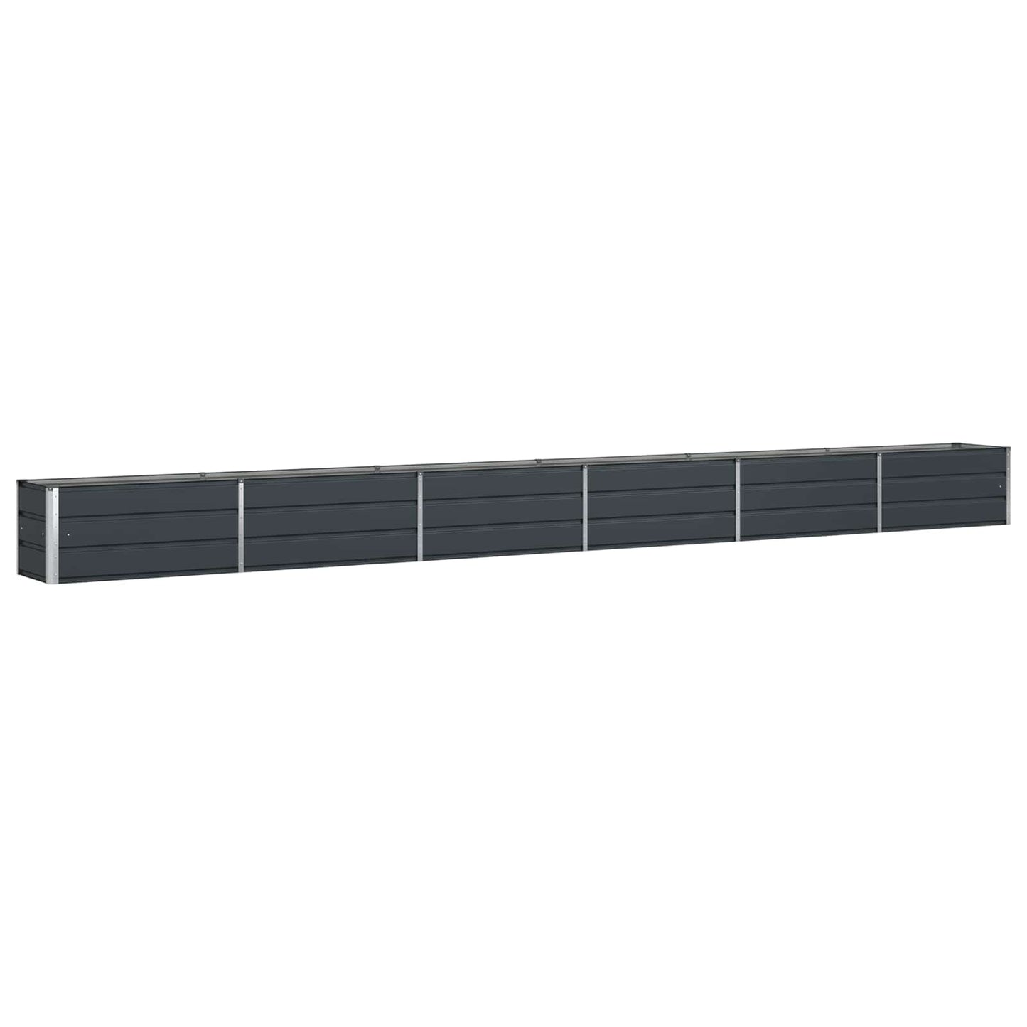 Fioriera Antracite 580 x 50 x 45 cm Acciaio zincato