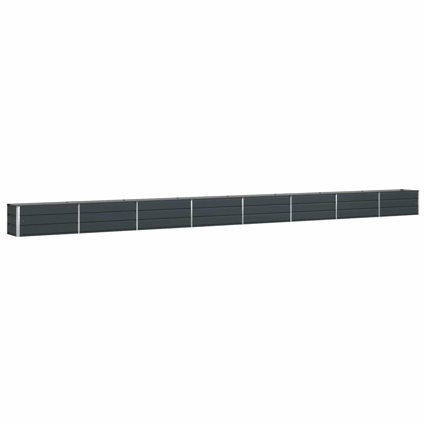 Fioriera Antracite 770 x 50 x 45 cm Acciaio zincato