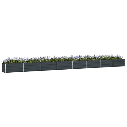 Fioriera Antracite 770 x 50 x 45 cm Acciaio zincato