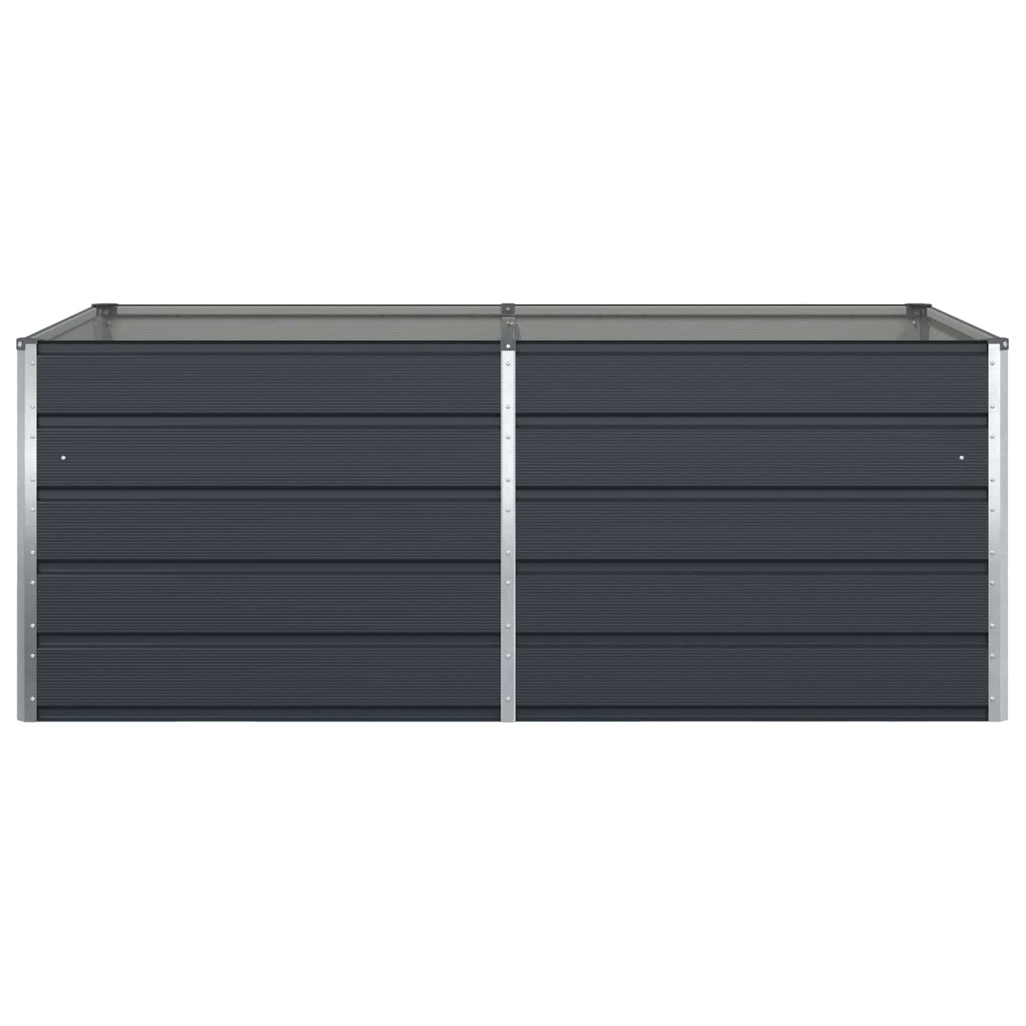 Fioriera Antracite 195 x 100 x 75 cm Acciaio zincato