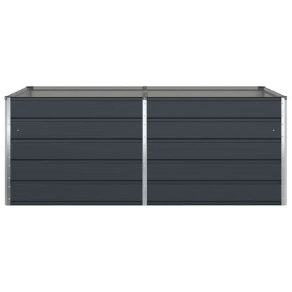 Fioriera Antracite 195 x 100 x 75 cm Acciaio zincato