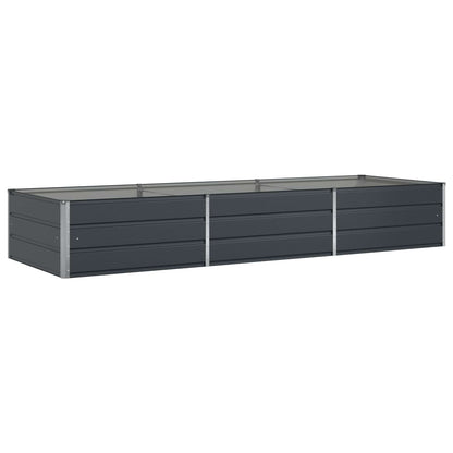 Fioriera Antracite 290 x 100 x 45 cm Acciaio zincato